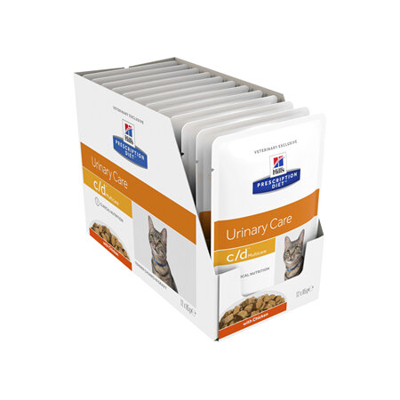 Hill's Prescription Diet c/d Multicare Chicken Cat food pouches