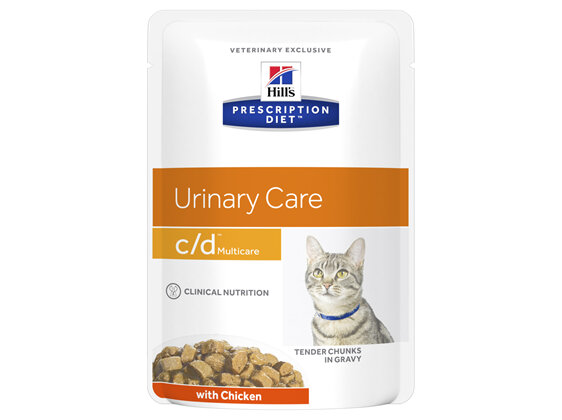 Hill's Prescription Diet c/d Multicare Chicken Cat food pouches
