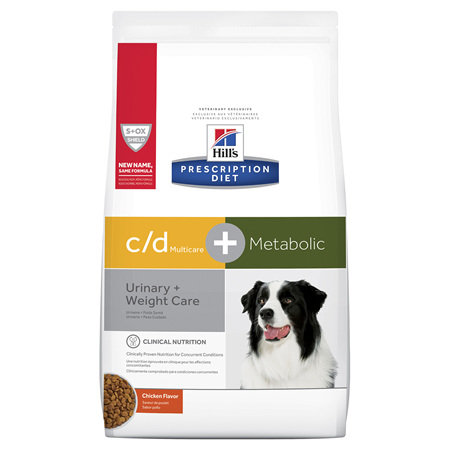 Hill's Prescription Diet c/d Multicare + Metabolic + Urinary Weight Care Dry Dog Food Chicken