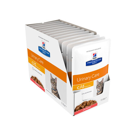 Hill's Prescription Diet c/d Multicare Salmon Cat food pouches