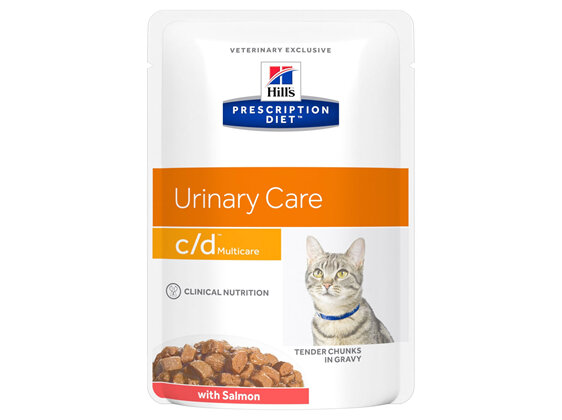 Hill's Prescription Diet c/d Multicare Salmon Cat food pouches