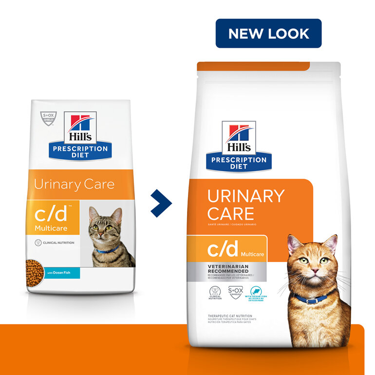 Hill's Prescription Diet c/d Multicare Urinary Care Ocean Fish Dry Cat Food