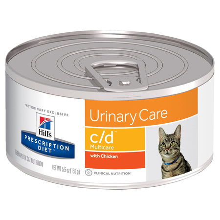Hill's Prescription Diet c/d Multicare Urinary Care Canned Cat Food, 156g, 24 Pack