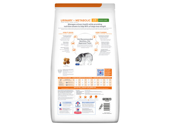 Hill's Prescription Diet c/d Multicare Urinary + Metabolic Weight Dry Dog Food 3.86kg