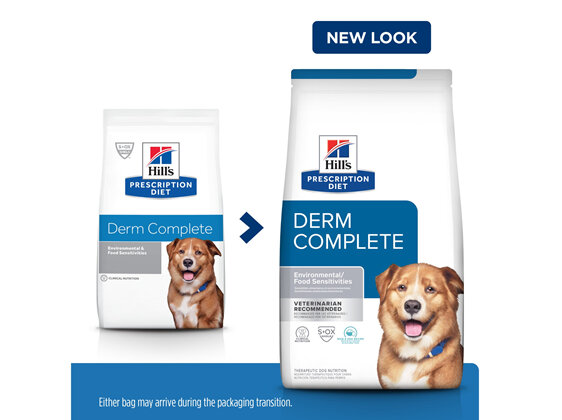 Hill's Prescription Diet Derm Complete Environmental Food Sensitivities Dry Dog Food