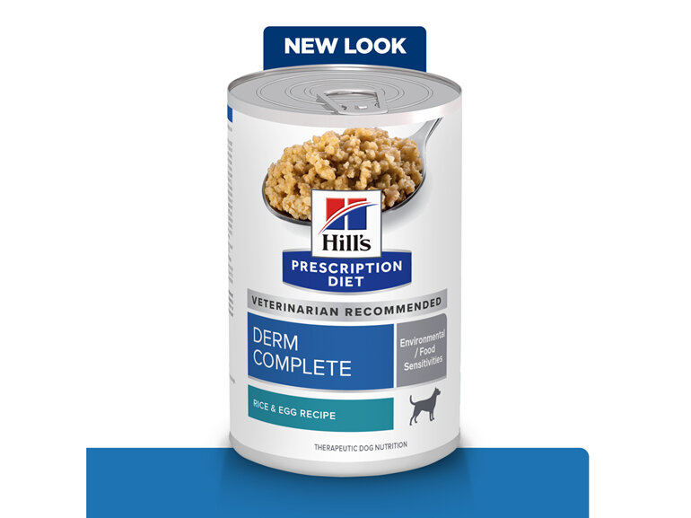 Hill's Prescription Diet Derm Complete Environmental & Food Sensitivities Wet Dog Food,  12x370g