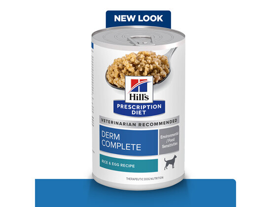 Hill's Prescription Diet Derm Complete Environmental & Food Sensitivities Wet Dog Food,  12x370g