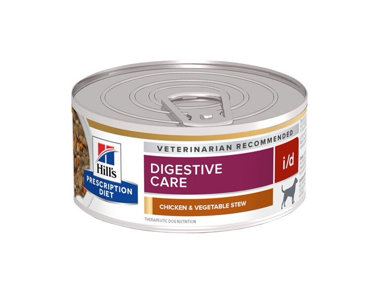 Hill's Prescription Diet i/d Digestive Care Chicken & Vegetable Stew Canned Dog Food 24x156g