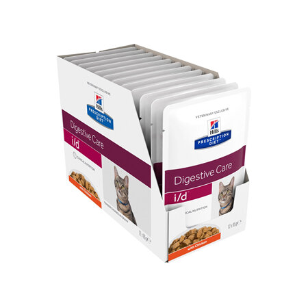 Hill's Prescription Diet i/d Digestive Care Chicken Cat food pouches