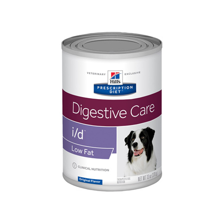 Hill's Prescription Diet i/d Low Fat Digestive Care Canned Dog Food 12x370g