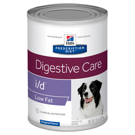 Hill's Prescription Diet i/d Low Fat Digestive Care Canned Dog Food, 370g, 12 Pack