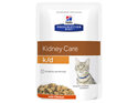 Hill's Prescription Diet k/d Kidney Care Chicken Cat food pouches, 85g, 12 Pack