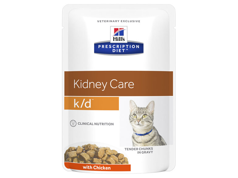 Hill's Prescription Diet k/d Kidney Care Chicken Cat food pouches