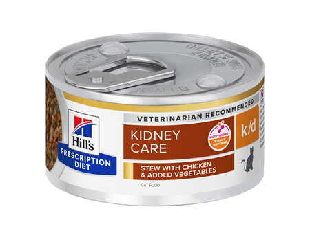 Hill's Prescription Diet k/d Kidney Care Chicken & Vegetable Stew Canned Cat Food