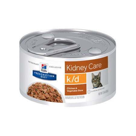 Hill's Prescription Diet k/d Kidney Care Chicken & Vegetable Stew Canned Cat Food