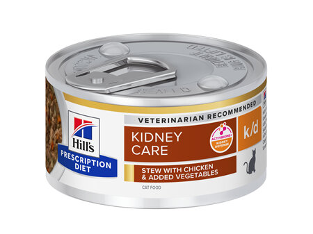 Hill's Prescription Diet k/d Kidney Care Chicken & Vegetable Stew Canned Cat Food