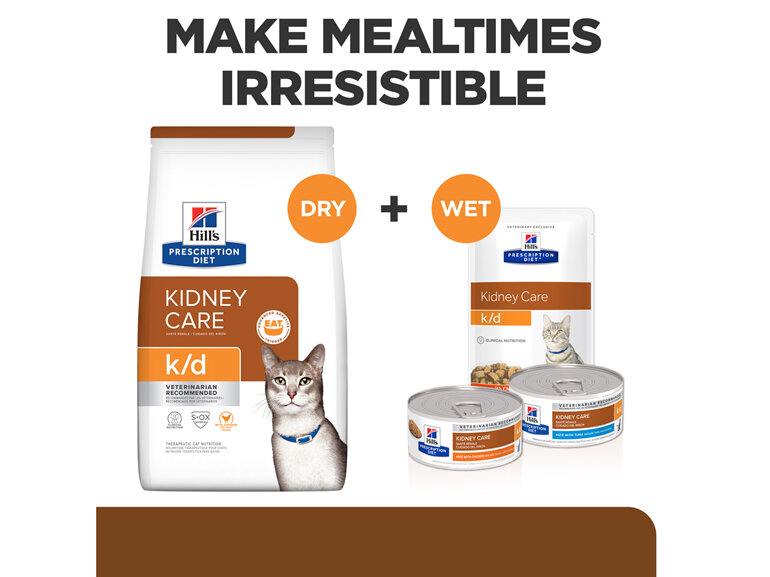 Hill's Prescription Diet k/d Kidney Care Pâté with Chicken Canned Cat Food