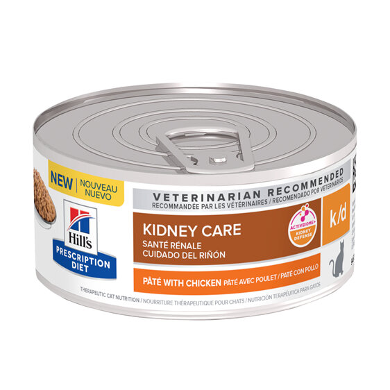 Hill's Prescription Diet k/d Kidney Care Pâté with Chicken Canned Cat Food