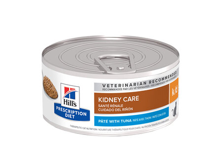 Hill's Prescription Diet k/d Kidney Care Pâté with Tuna Canned Cat Food 24x156g