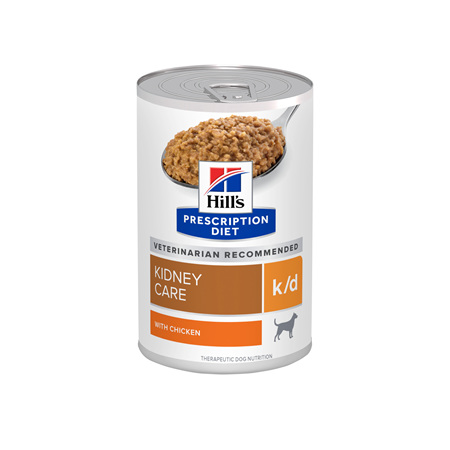 Hill's Prescription Diet k/d Kidney Care with Chicken Canned Dog Food 12x370g