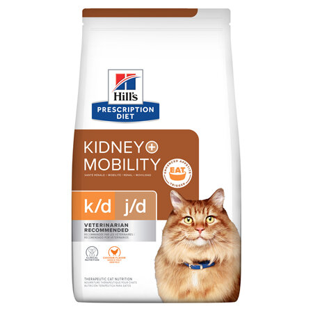 Hill's Prescription Diet k/d Kidney + j/d Mobility Care Dry Cat Food