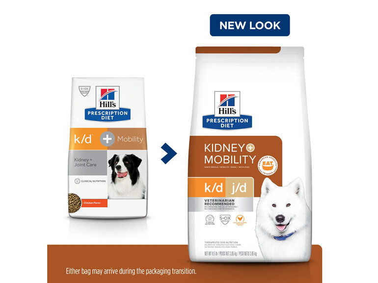 Hill's Prescription Diet k/d Kidney + j/d Mobility Care Dry Dog Food