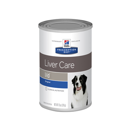 Hill's Prescription Diet l/d Liver Care Canned Wet Dog Food, 370g, 12 Pack