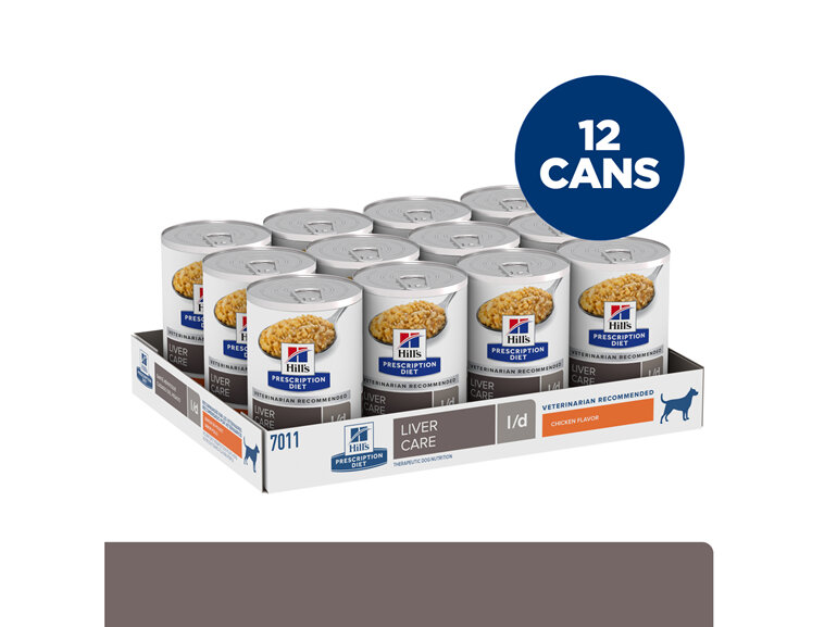 Hill's Prescription Diet l/d Liver Care Cans Canned Dog Food 12x370g