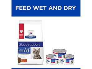 Hill's Prescription Diet m/d GlucoSupport Dry Cat Food