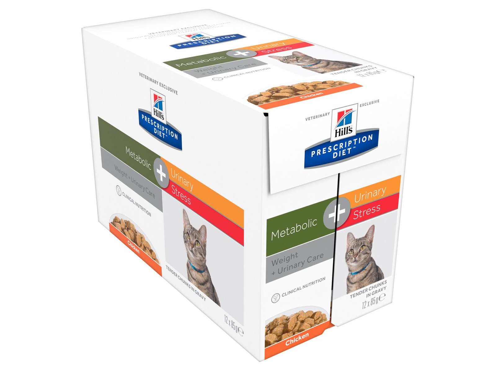 Hill's Prescription Diet Metabolic + Urinary Stress Cat Food Pouches