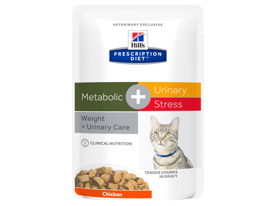 Hill's Prescription Diet Metabolic + Urinary Stress Cat Food Pouches