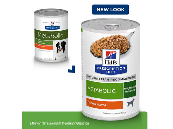 Hill's Prescription Diet Metabolic Weight Loss & Maintenance Canned Wet Dog Food 12x370g
