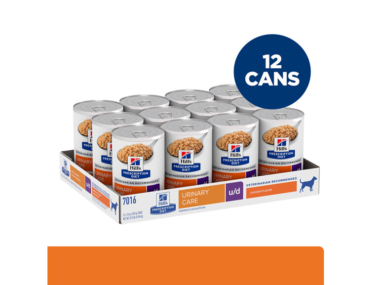 Hill's Prescription Diet u/d Urinary Care Canned Dog Food 12x370g