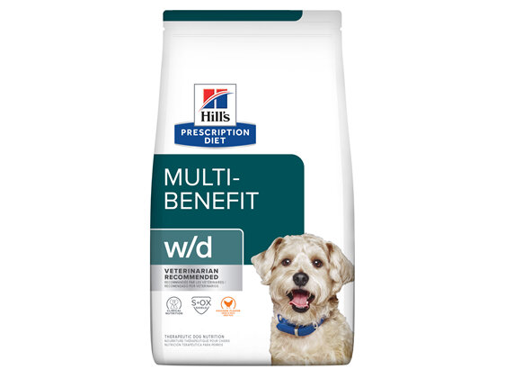 Hill's Prescription Diet w/d Multi-Benefit Digestive/Weight/Glucose/Urinary Management Dry Dog Food