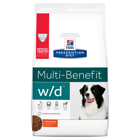 Hill's Prescription Diet w/d Multi-Benefit Digestive/Weight/Glucose/Urinary Management Dry Dog Food