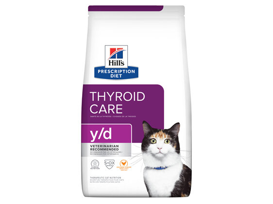 Hill's Prescription Diet y/d Thyroid Care Dry Cat Food