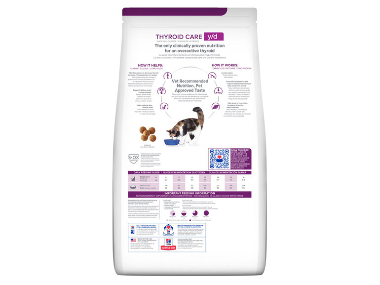 Hill's Prescription Diet y/d Thyroid Care Dry Cat Food