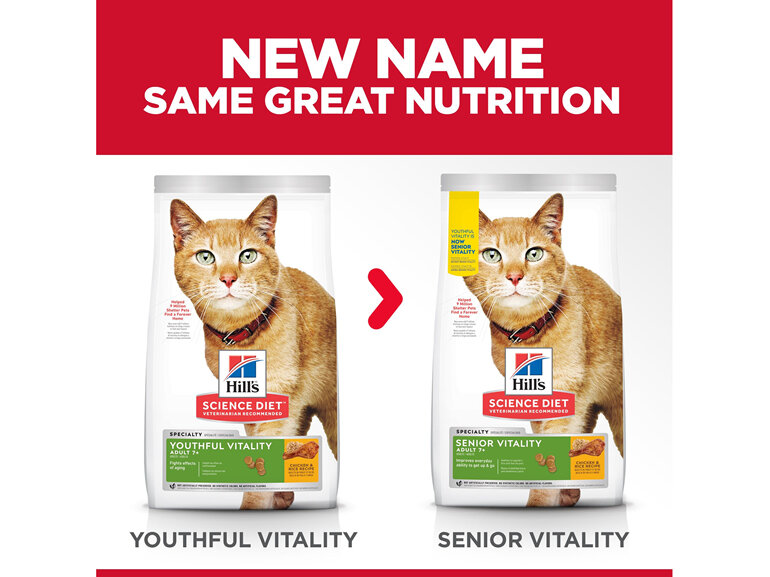 Hill's Science Diet Adult 7+ Senior Vitality Dry Cat Food