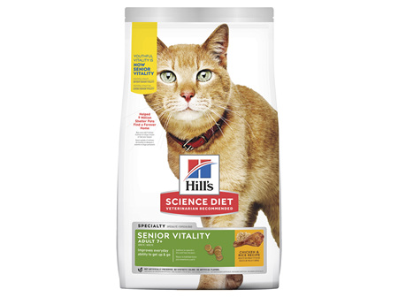Hill's Science Diet Adult 7+ Senior Vitality Dry Cat Food
