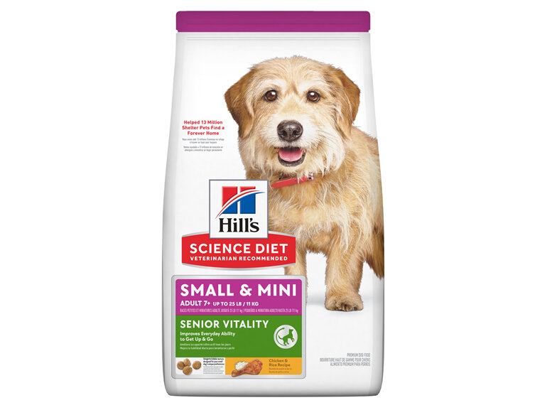 Hill's Science Diet Adult 7+ Senior Vitality Small & Mini Senior Dry Dog Food