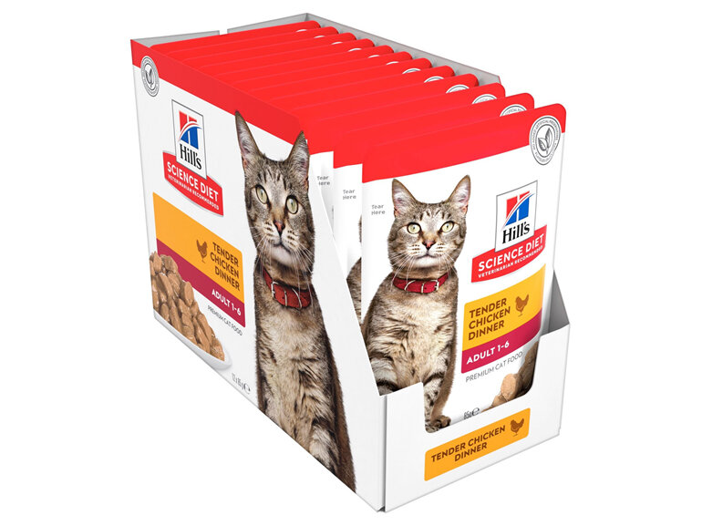 Hill's Science Diet Adult Chicken Cat Food Pouches