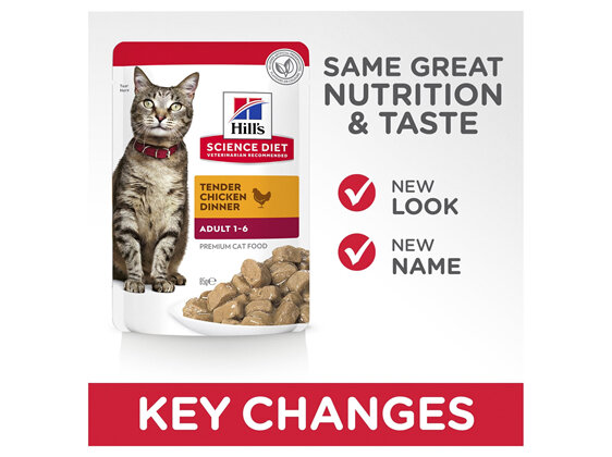 Hill's Science Diet Adult Chicken Cat Food Pouches