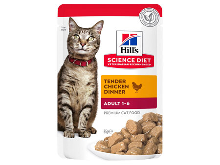 Hill's Science Diet Adult Chicken Cat Food Pouches