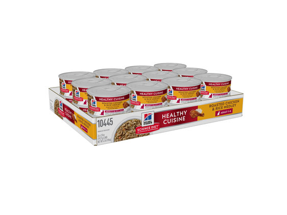 Hill's Science Diet Adult Healthy Cuisine Chicken & Rice Medley Canned Cat Food, 79g, 24 Pack