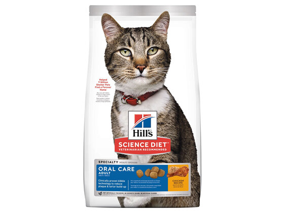 Hill's Science Diet Adult Oral Care Dry Cat Food