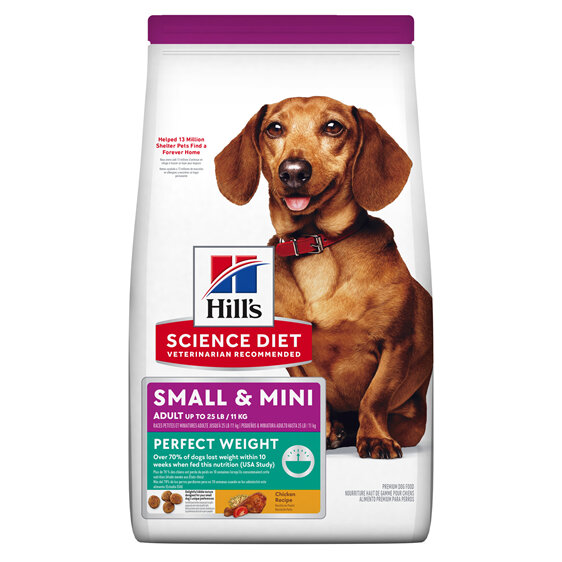 Hill's Science Diet Adult Perfect Weight Small & Mini Dry Dog Food