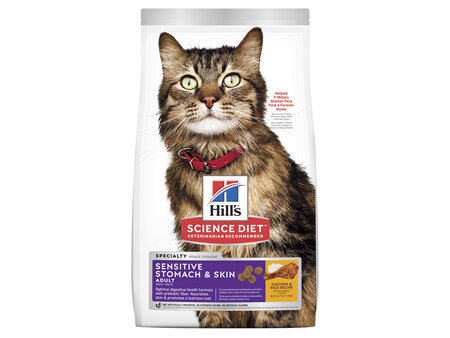 Hill's Science Diet Adult Sensitive Stomach & Skin Dry Cat Food 7.03kg