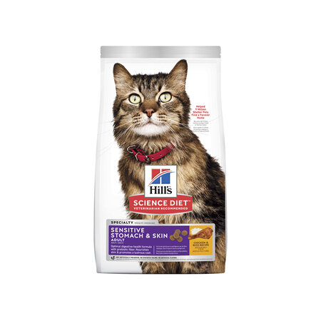 Hill's Science Diet Adult Sensitive Stomach & Skin Dry Cat Food 7.03kg