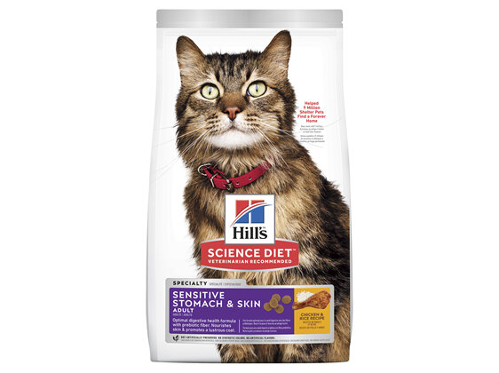 Hill's Science Diet Adult Sensitive Stomach & Skin Dry Cat Food 7.03kg