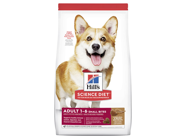 Hill's Science Diet Adult Small Bites Lamb Meal & Brown Rice Recipe Dry Dog Food